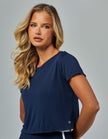 Midnight Fit Cropped Tee - Midnight Blue, S image