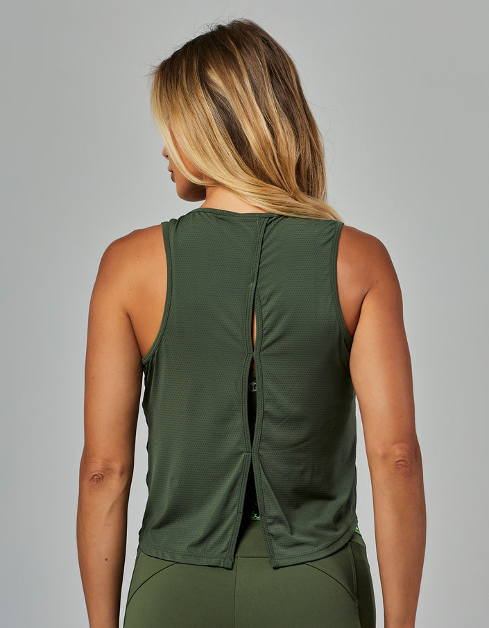 Vestem Croco Tank Top - Green Croco, XL image