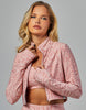 Myst Cropped Jacket | Pink Romance