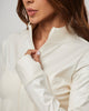 Juju Cropped Jacket | Off-White & Ecru