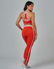 Red Luxe High-Waisted Leggings image 4