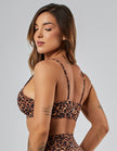 Leopard Luxe Bra - Golden Leopard, M image