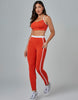 Red Luxe High-Waisted Leggings image 3