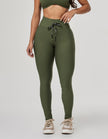 Invisible Lift Leggings | Green Croco