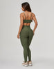Invisible Lift Leggings | Green Croco
