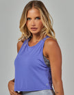 Flex Dry Fit Cropped Tank Top | Hydrangea Purple