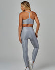 Radiance Medium Support Crop Top | Silver