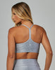 Radiance Medium Support Crop Top | Silver