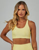 Shine High Support Crop Top | Yellow Sun Kisses